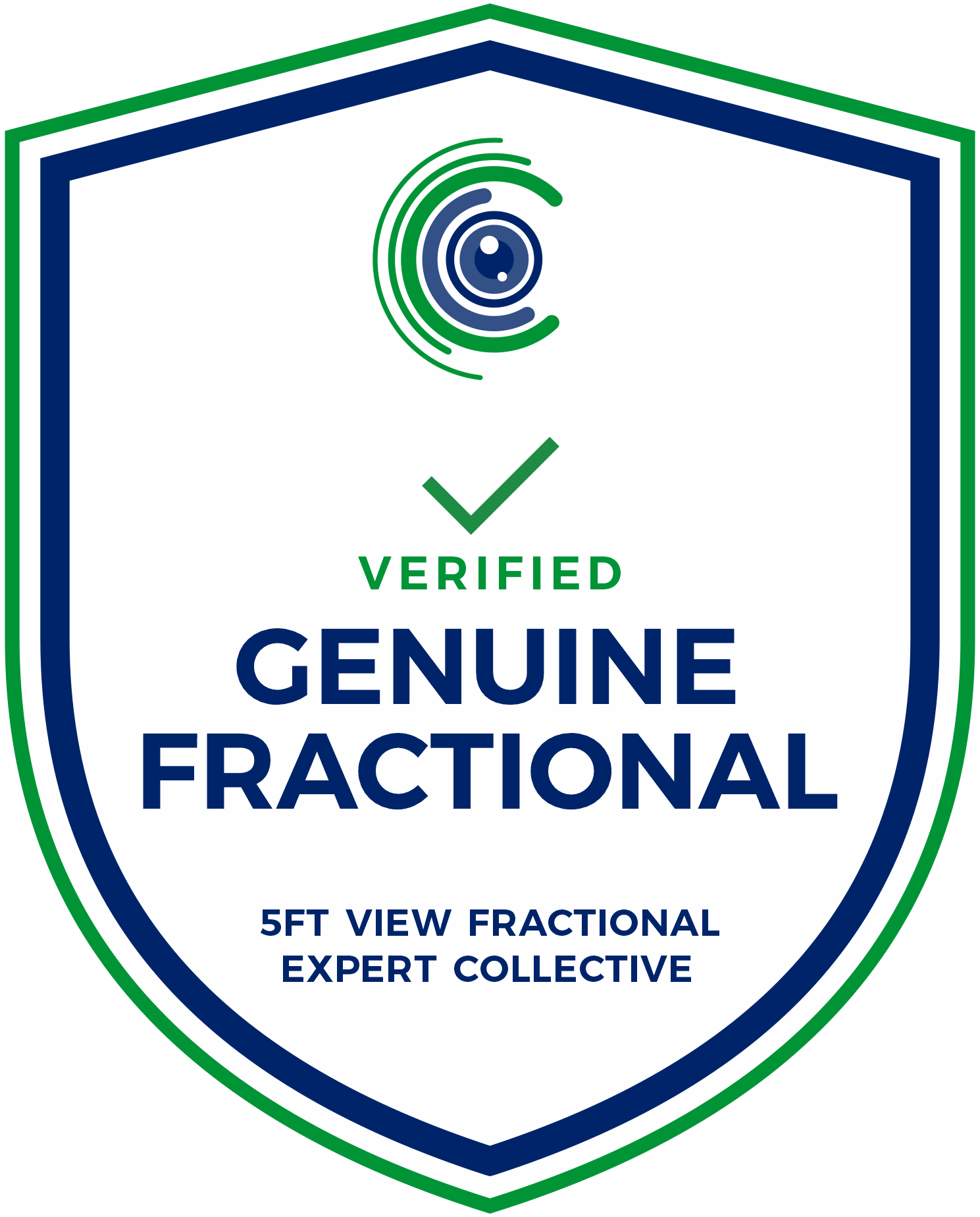 Verified Genuine Fractional member of the 5FT View Fractional Expert Collective